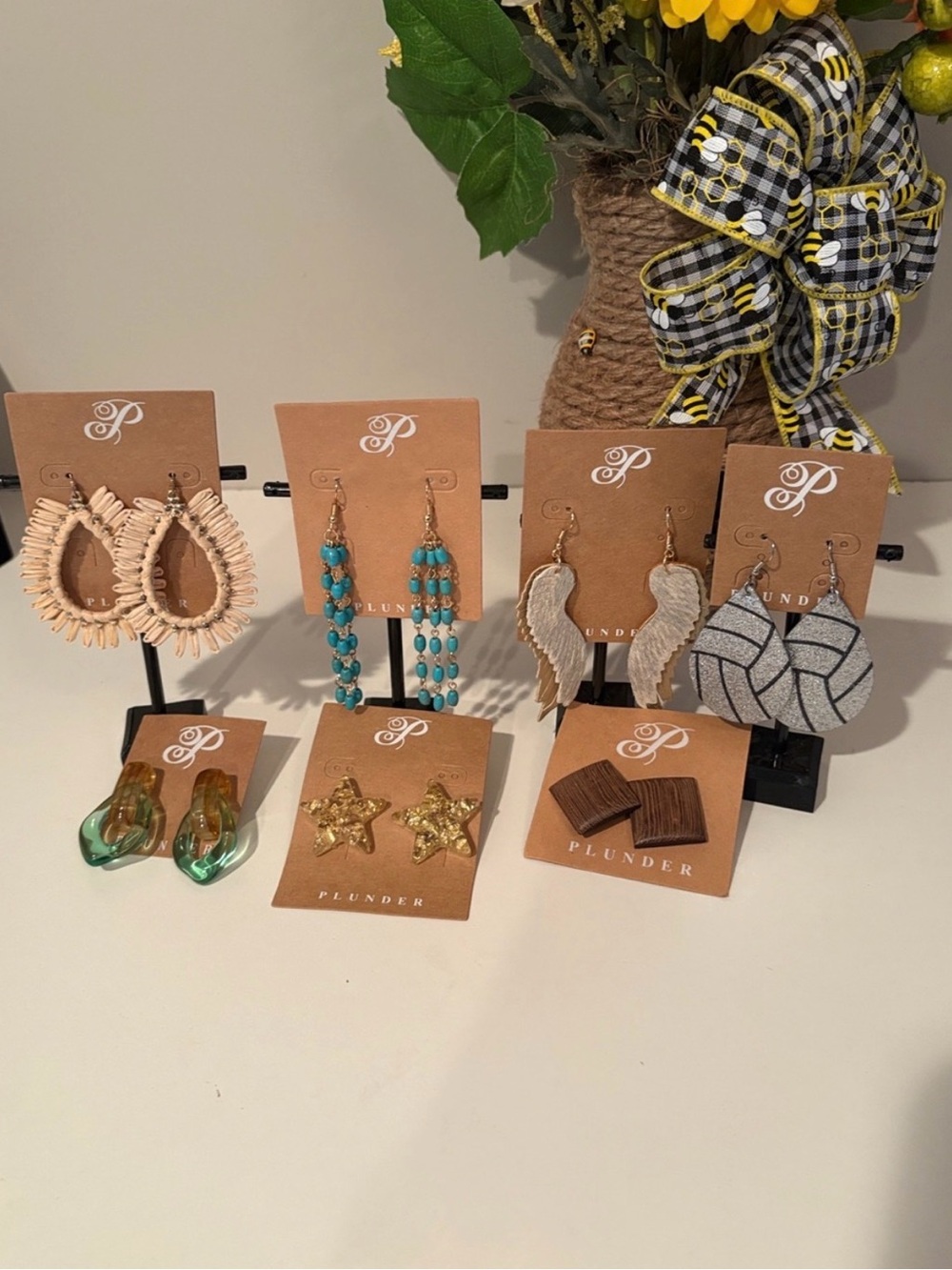 Plunder Mixed Earring Lot — 6 pair